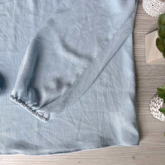 MICHAEL KORS cold shoulder ruffle long sleeve blouse size M - Picture 4 of 16